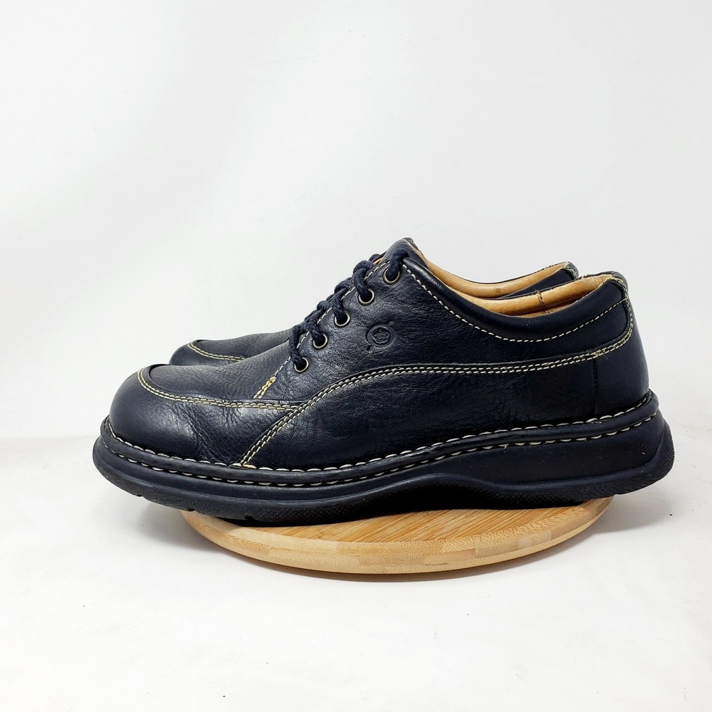 Born Shoes Mens 10.5 Black Lace Up Chunky Y2K Retro Oxford Pelotas Sneaker
